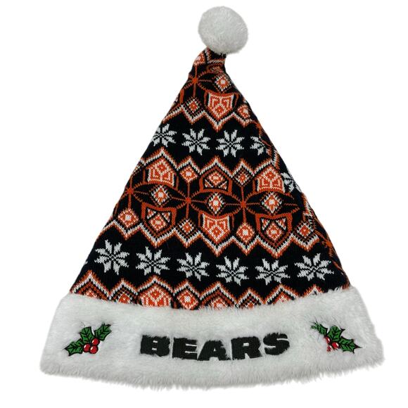 Chicago Bears Christmas Hat One Size - Picture 1 of 5